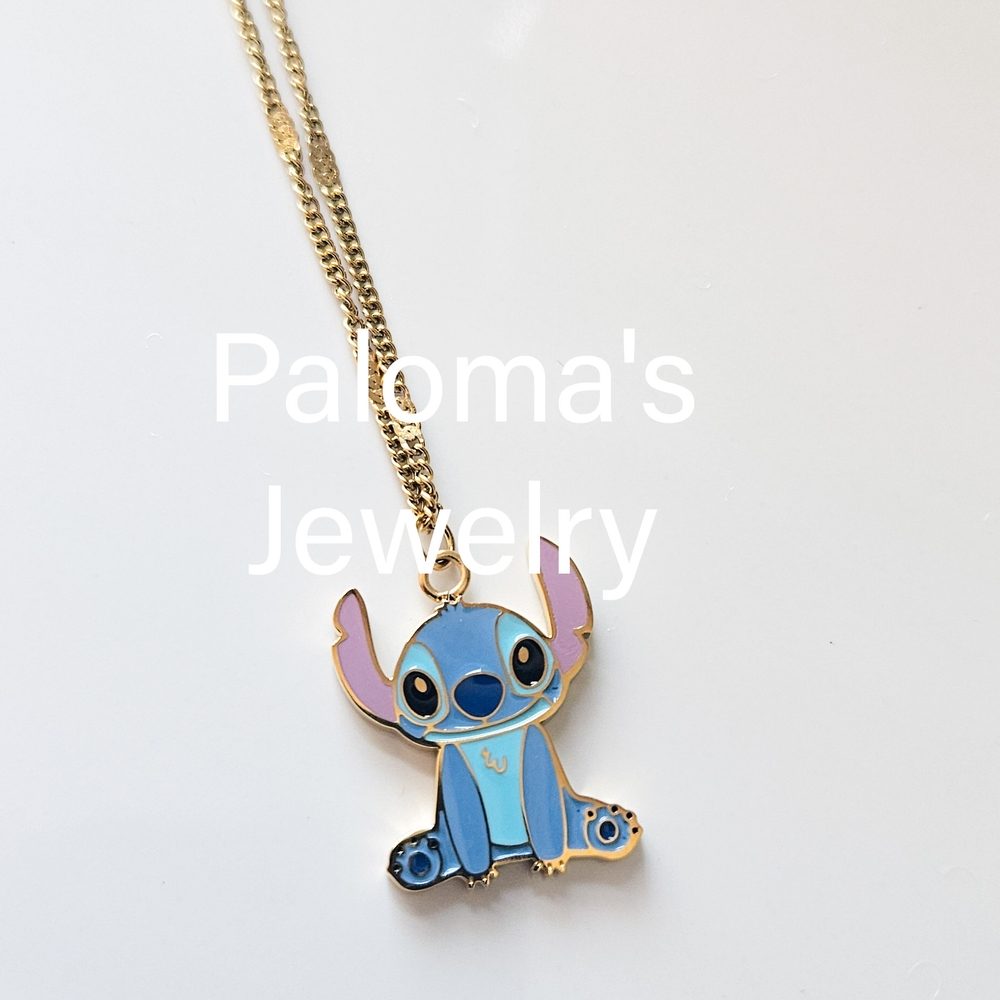 Blue and Gold Necklace